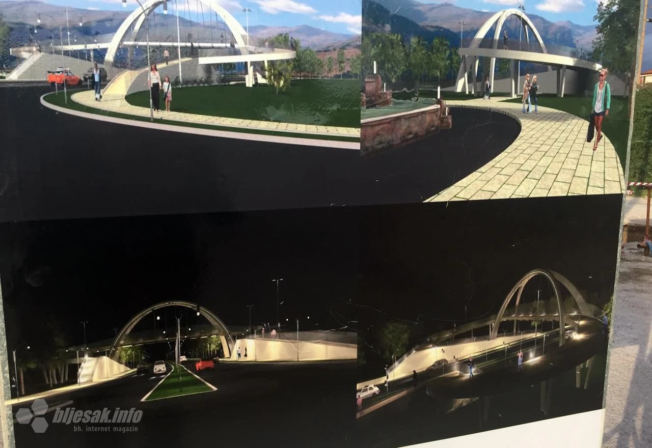 Izgradnja pasarele u Zaliku