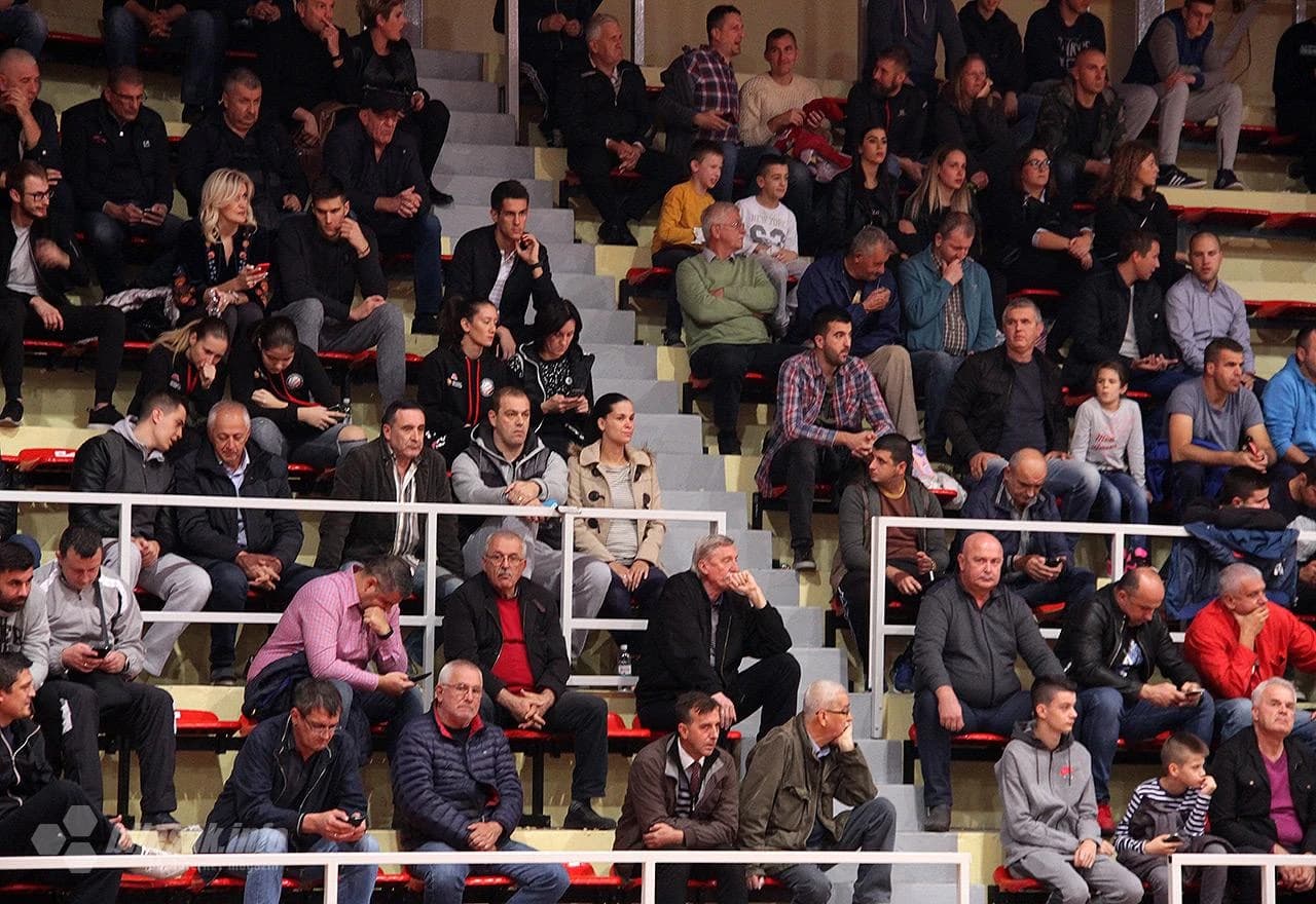 Detalj sa košarkaške utakmice Zrinjski - Bosna