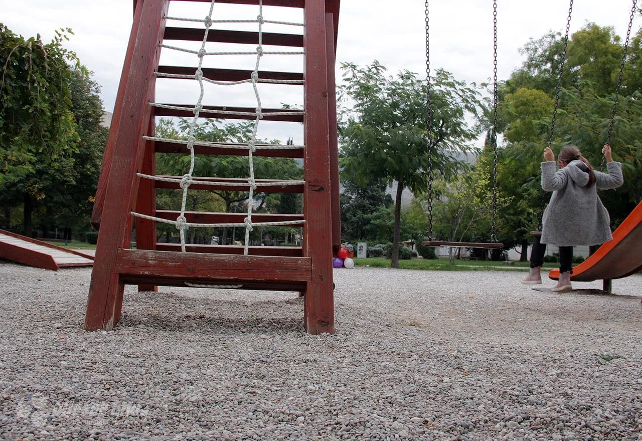 Obnovljeni park ''Zrinjevac'' u Mostaru
