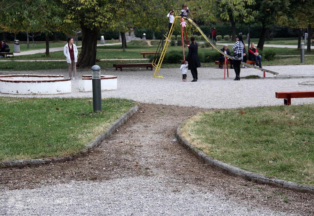 Obnovljeni park ''Zrinjevac'' u Mostaru