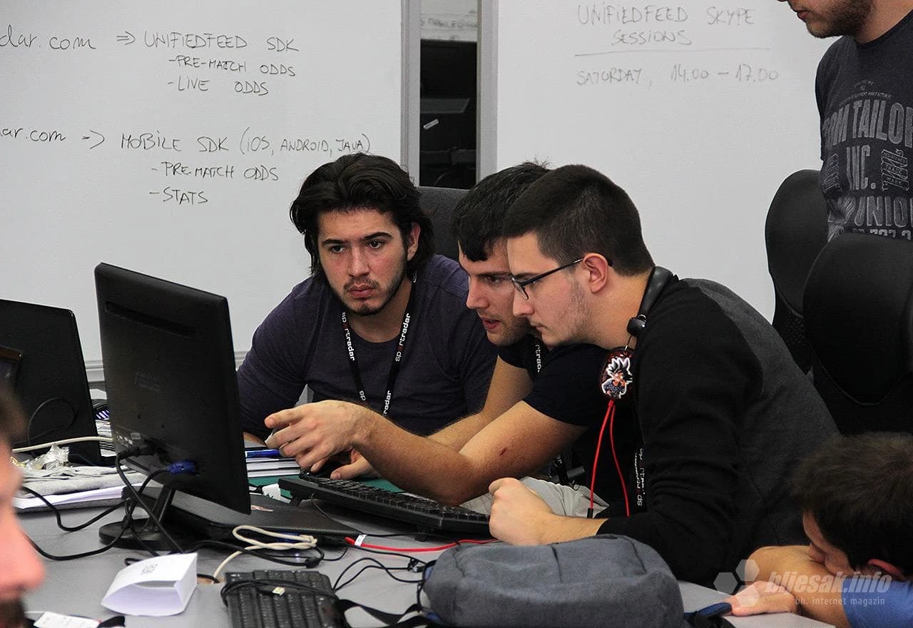 Detalj sa natjecanja - hackaton