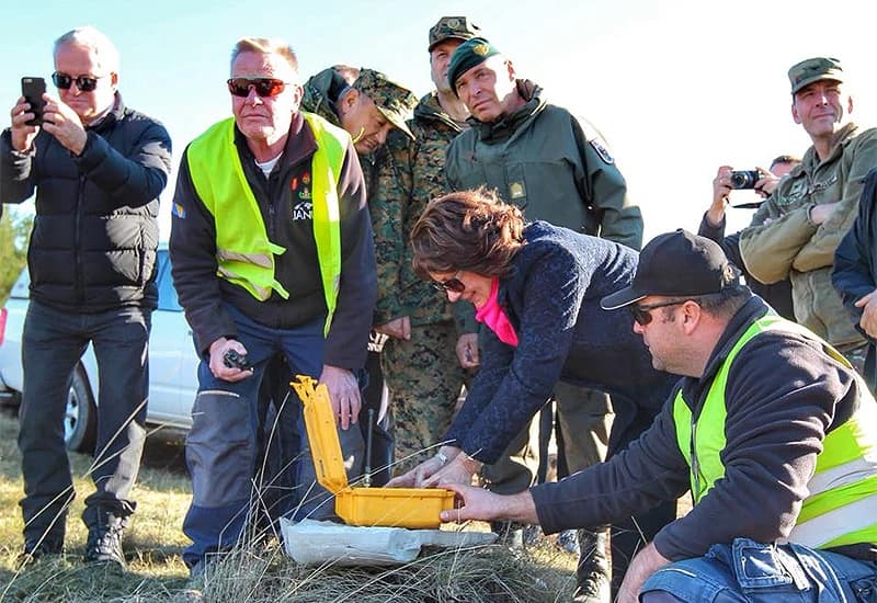 Detalji uništavanja  viška naoružanja u Glamoču
