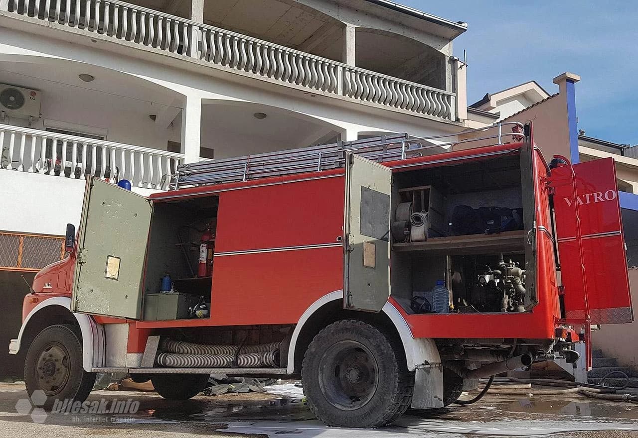 Požar u garaži obiteljske kuće u Bišću polju