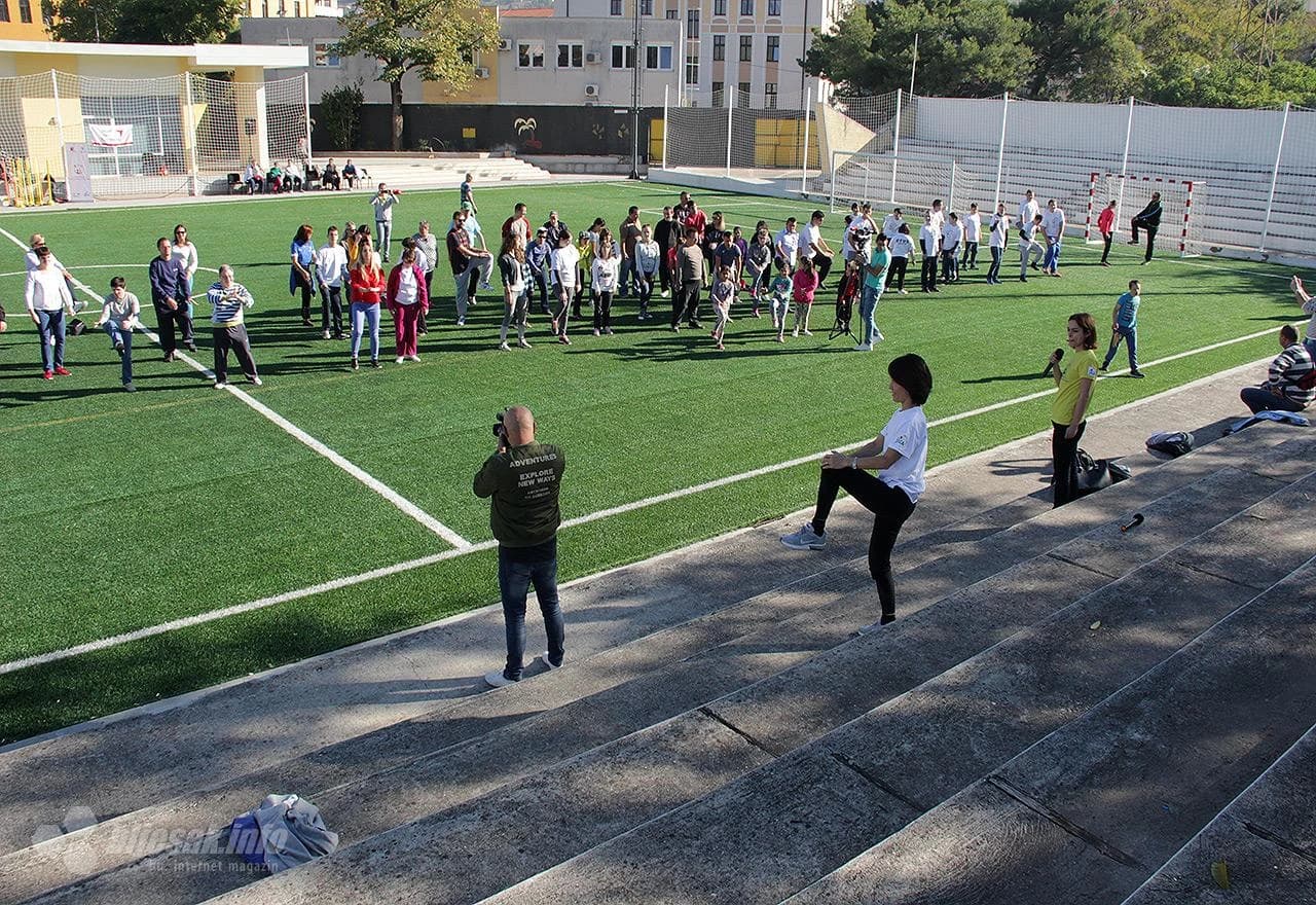 Detalj obilježavanja japanskog dana zdravlja i sporta na Kantarevcu