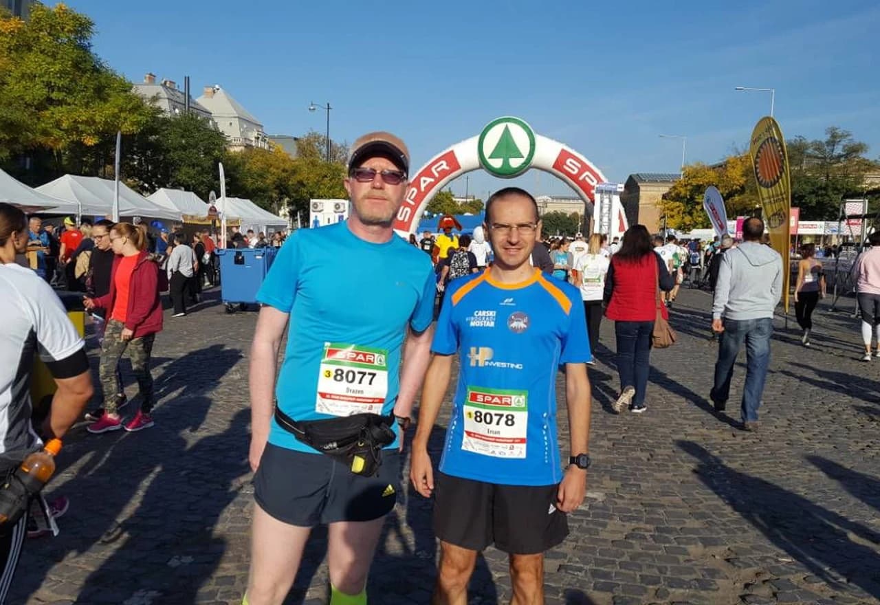 Čapljinac Ersan Bijedić na maratonu u Budimpešti