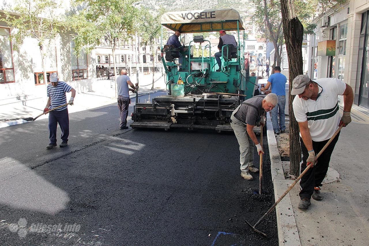 Završni radovi u Ulici Mostarskog bataljona