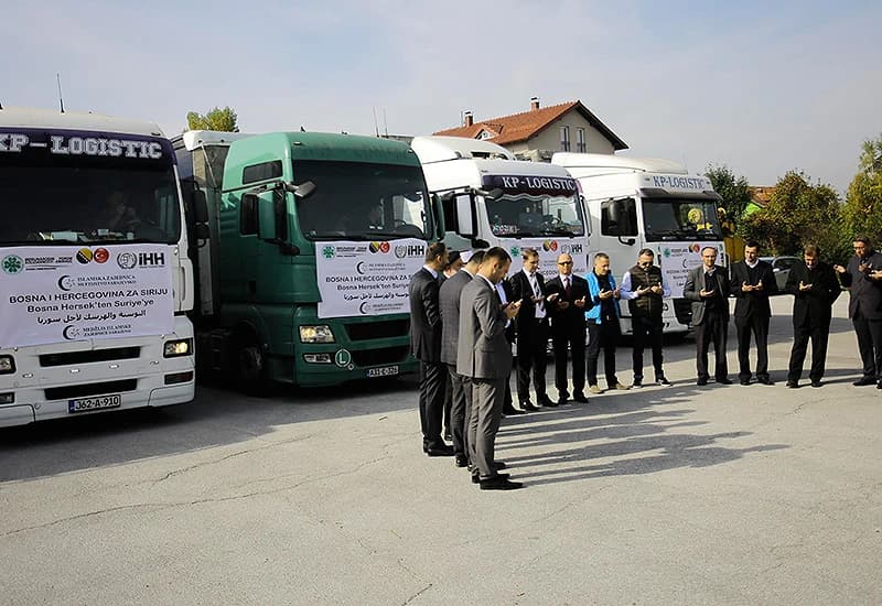 Peti konvoj humanitarne pomoći otišao iz BiH 