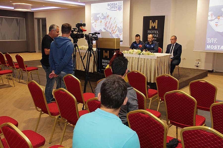 Detalj sa konferencije za medije povodom Borsa opena