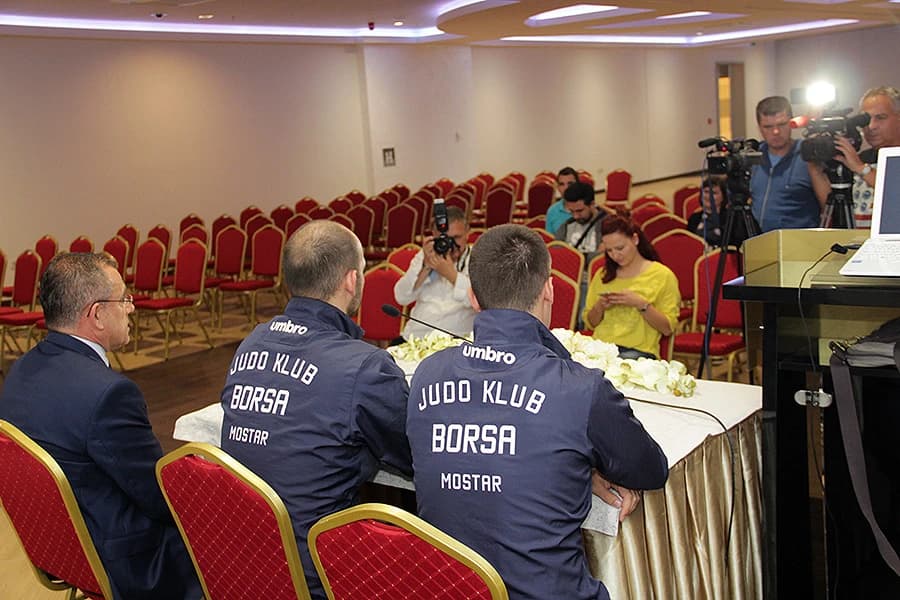 Detalj sa konferencije za medije povodom Borsa opena