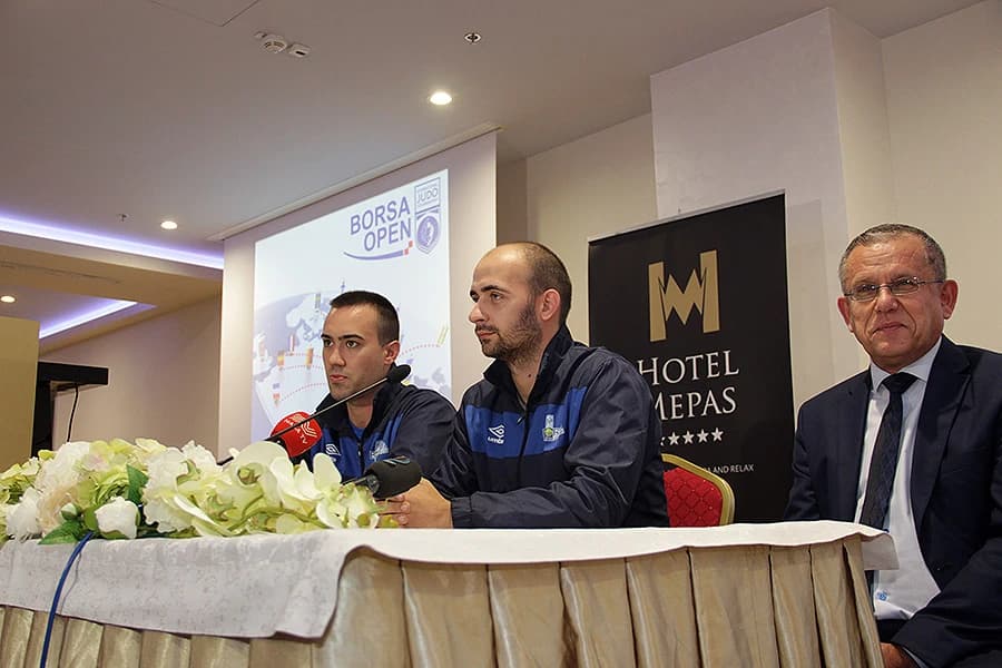 Detalj sa konferencije za medije povodom Borsa opena