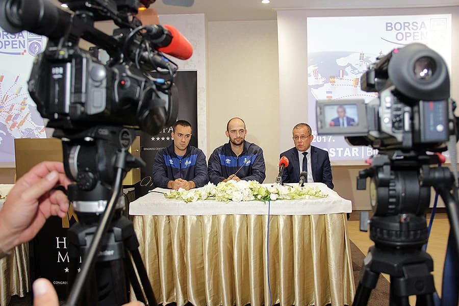 Detalj sa konferencije za medije povodom Borsa opena