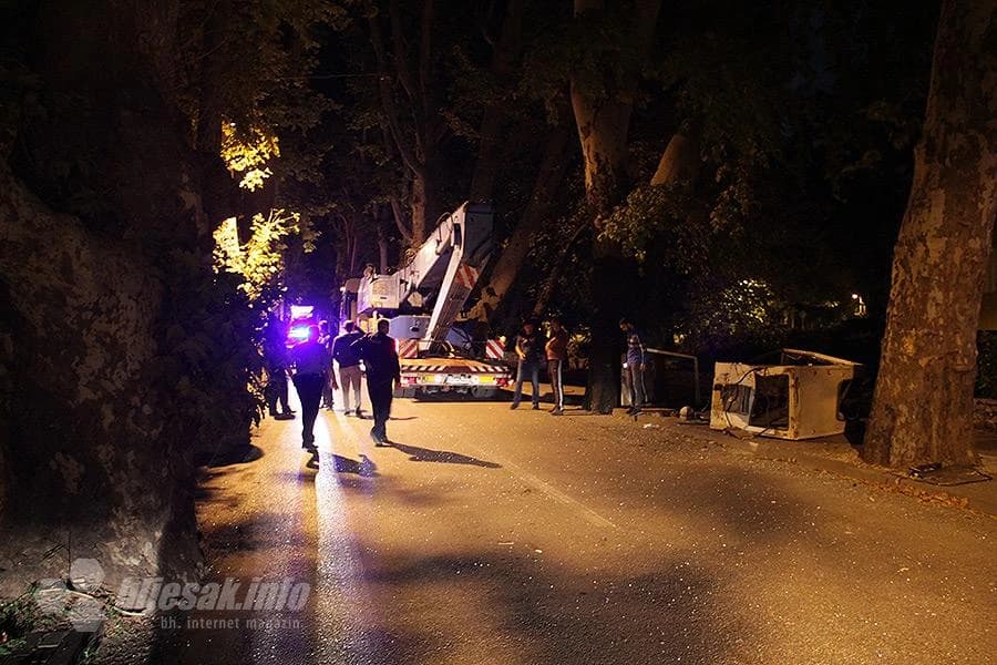 Detalj sa mjesta nesreće