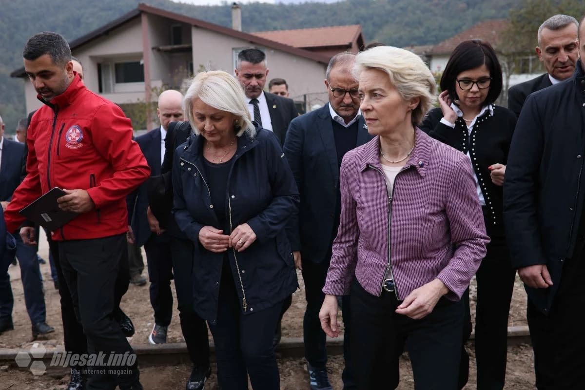 Ursula von der Leyen u Jablanici