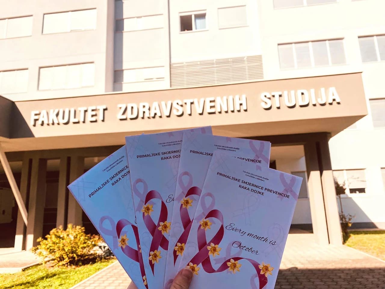 Mjesec borbe protiv raka dojke obilježen na Fakultetu zdravstvenih studija