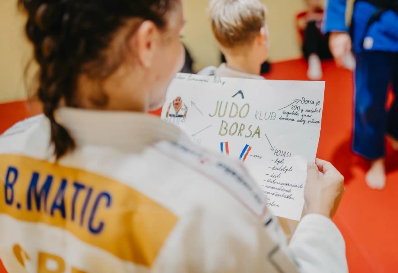 Barbara Matić na treningu u Borsi 