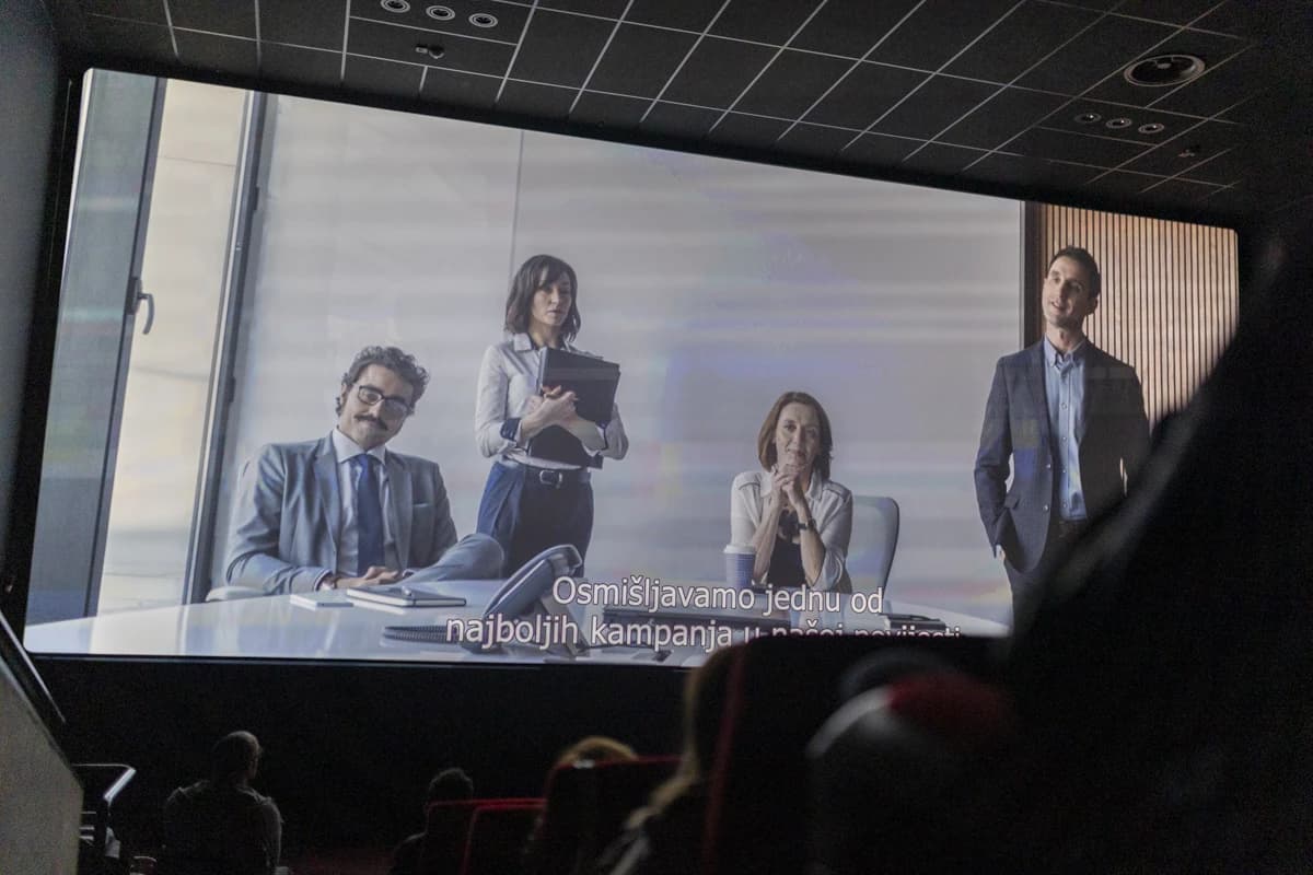 Projekcija filma 100 metros u Mostaru