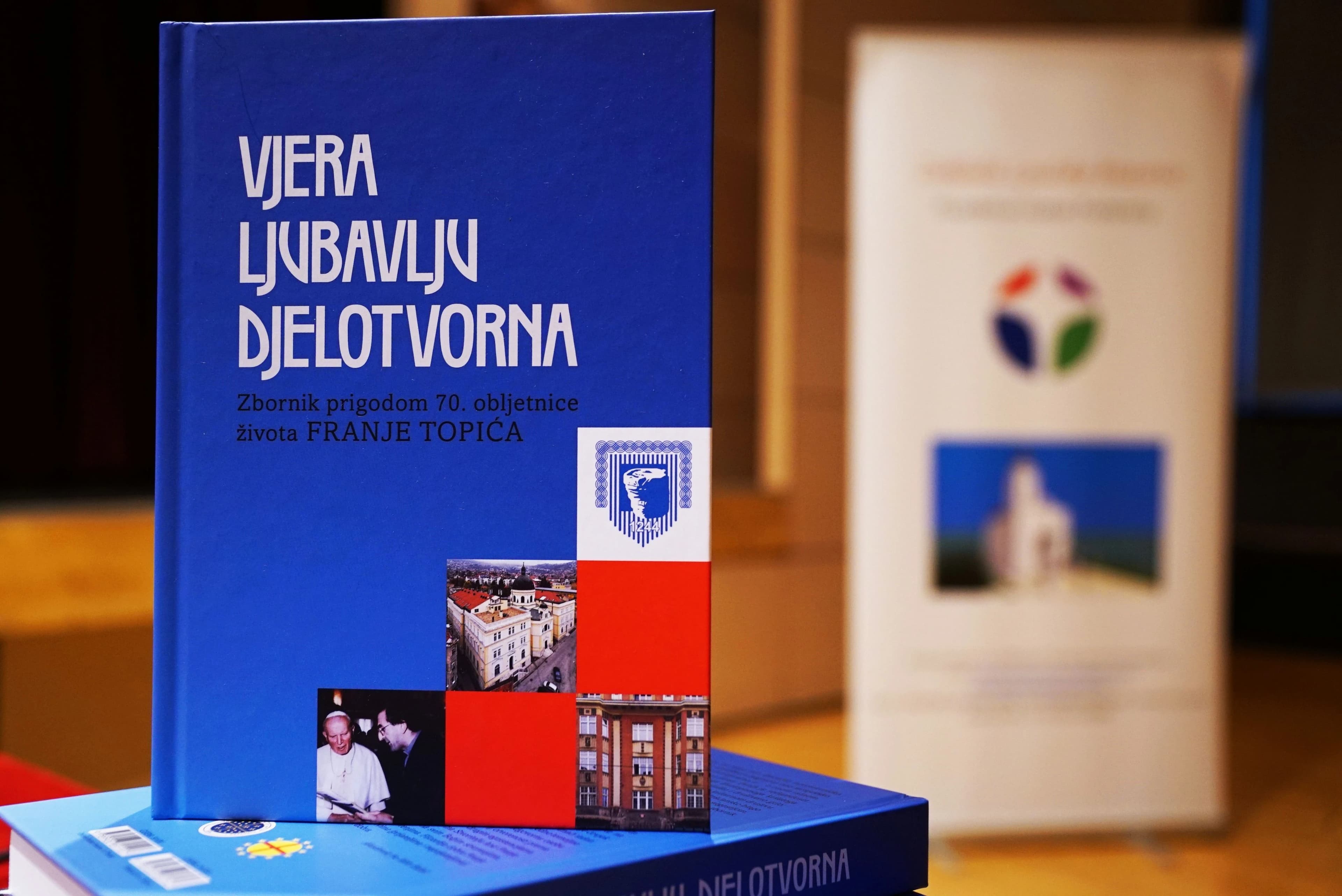 Promoviran zbornik 'Vjera ljubavlju djelotvorna' povodom 70. godišnjice života mons. Franje Topića