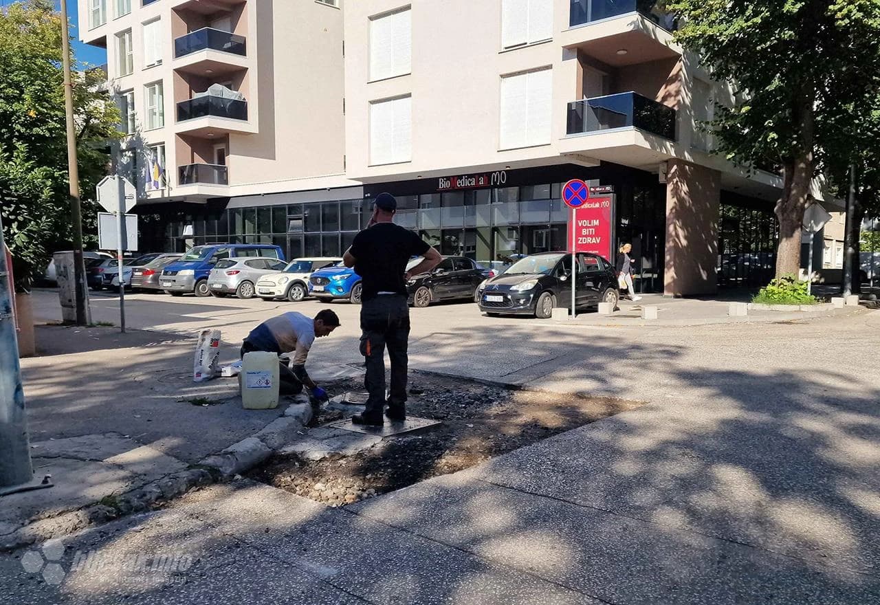 Krpaju se rupe u Šantićevoj