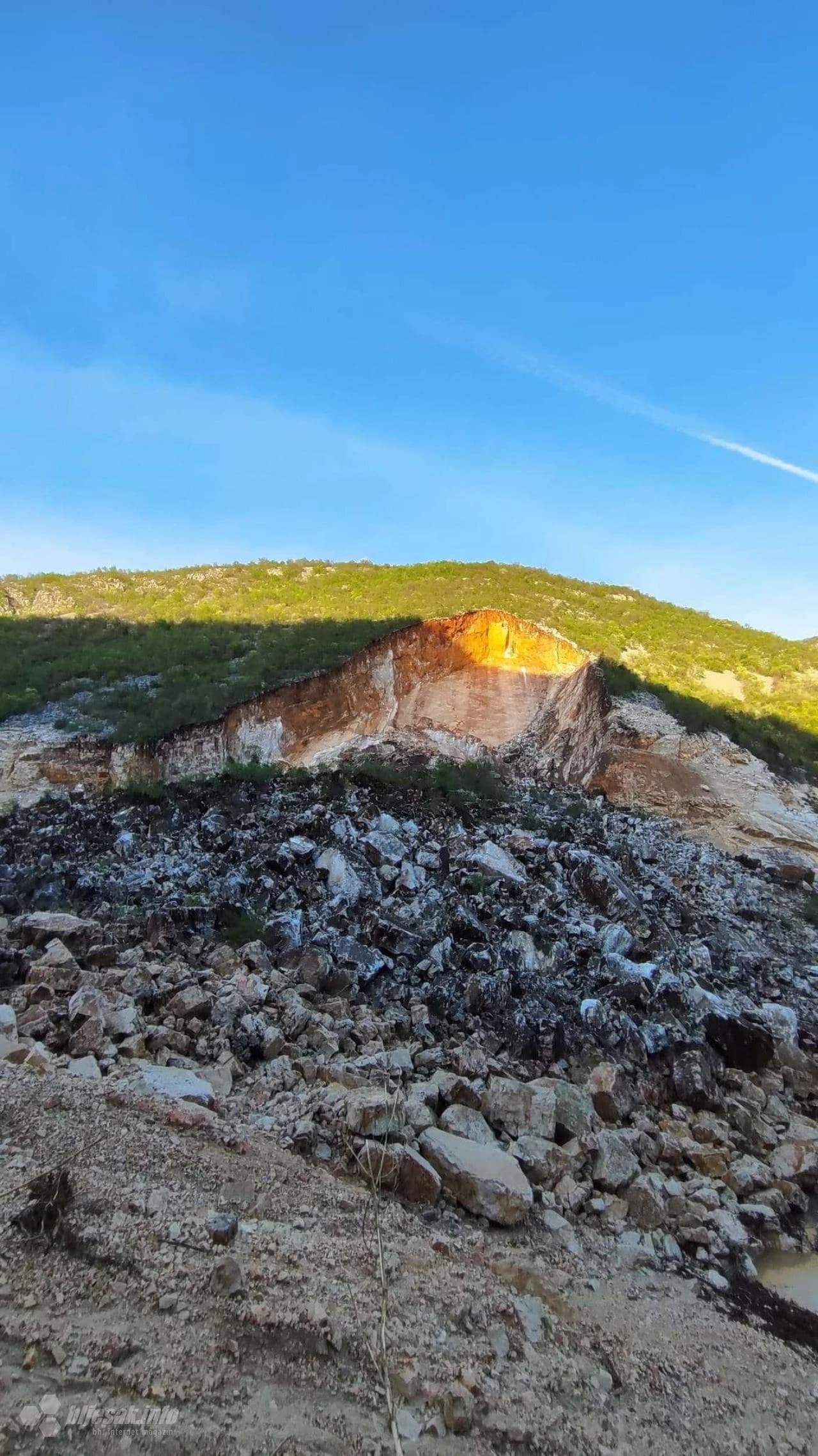 Posljedice odrona u Bijeloj 