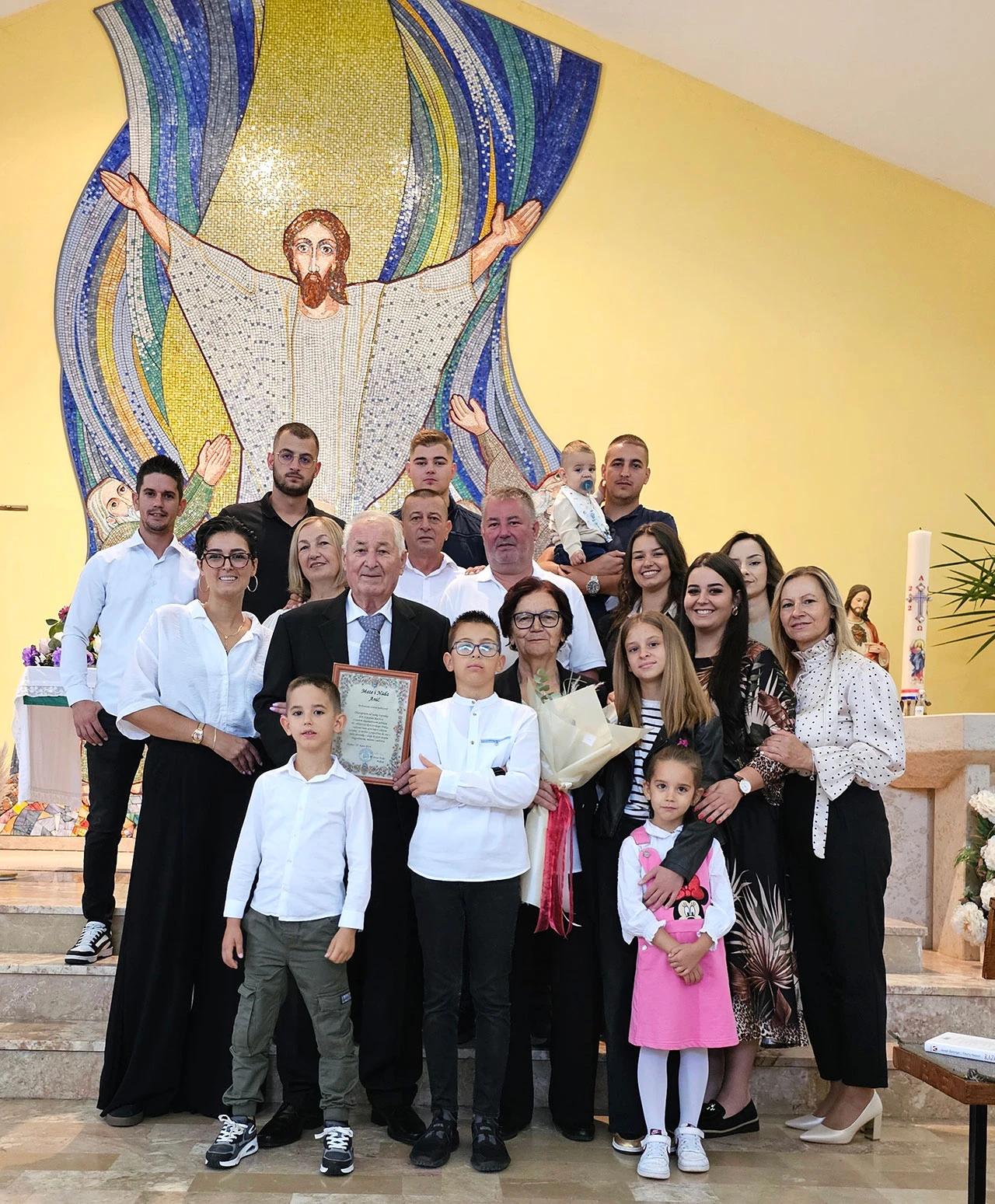 Mate i Nada Anić proslavili 60 godina braka