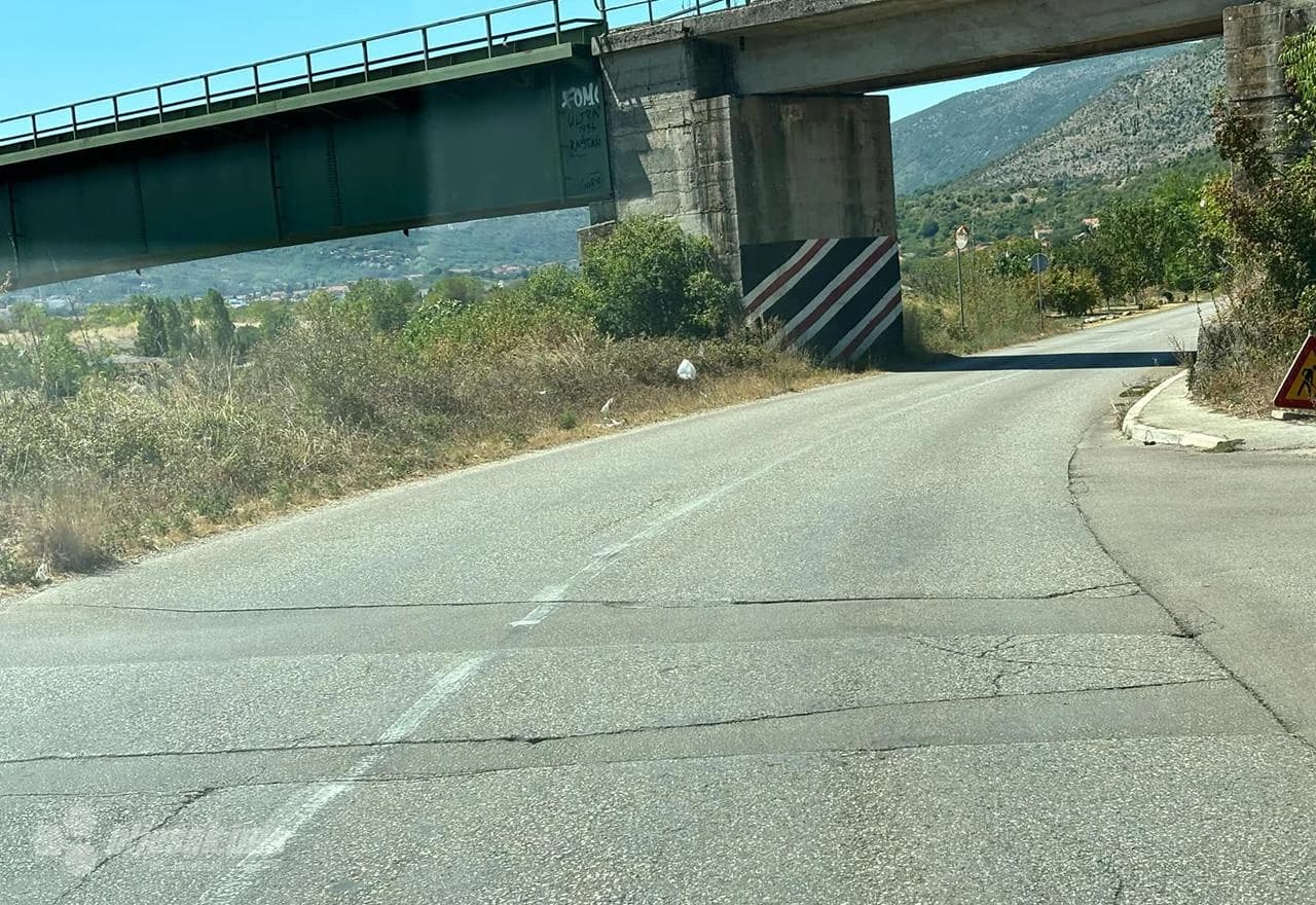 Dijelovi prometnice od Željezničkog mosta do HE Mostar