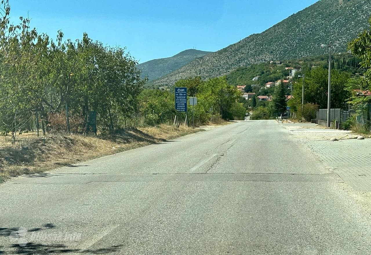 Dijelovi prometnice od Željezničkog mosta do HE Mostar