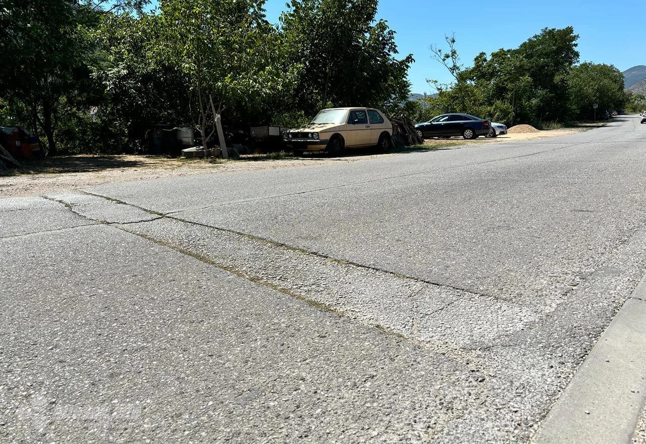 Dijelovi prometnice od Željezničkog mosta do HE Mostar