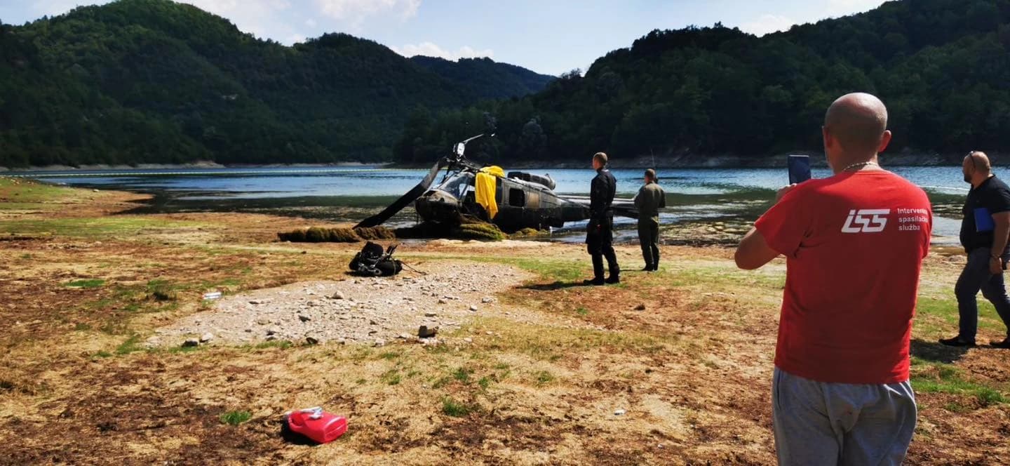 Izvlačenje helikoptera OSBIH