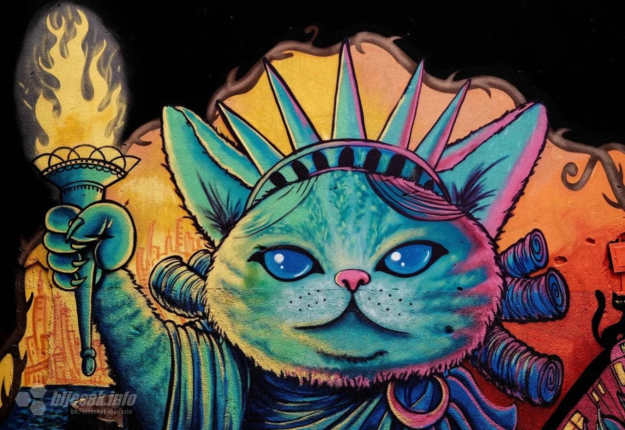 Lady Pink poklonila je Mostaru mural u Centru 2 