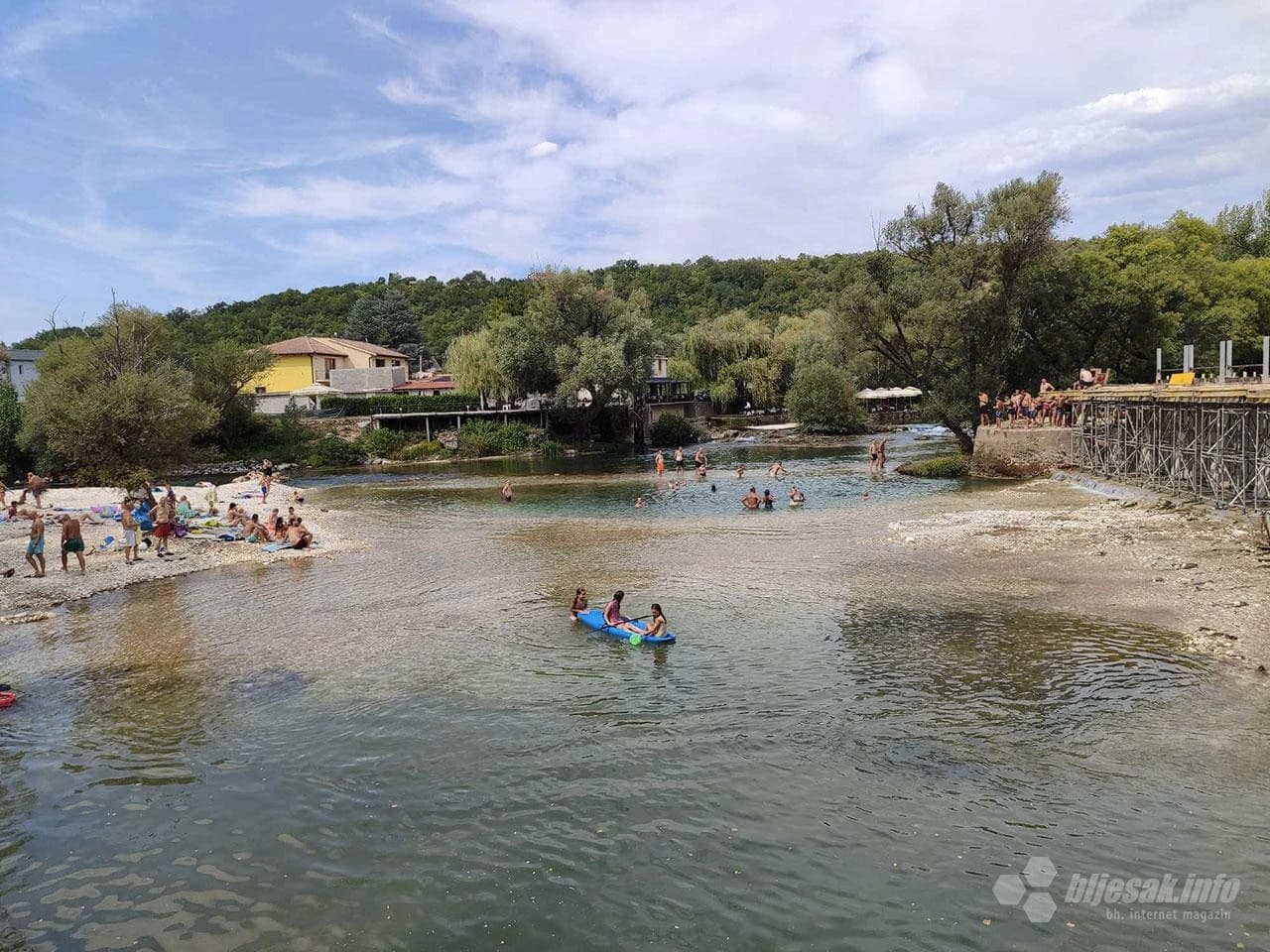 Nedjelja na kupalištu Buna: Radovi ne ometaju kupače