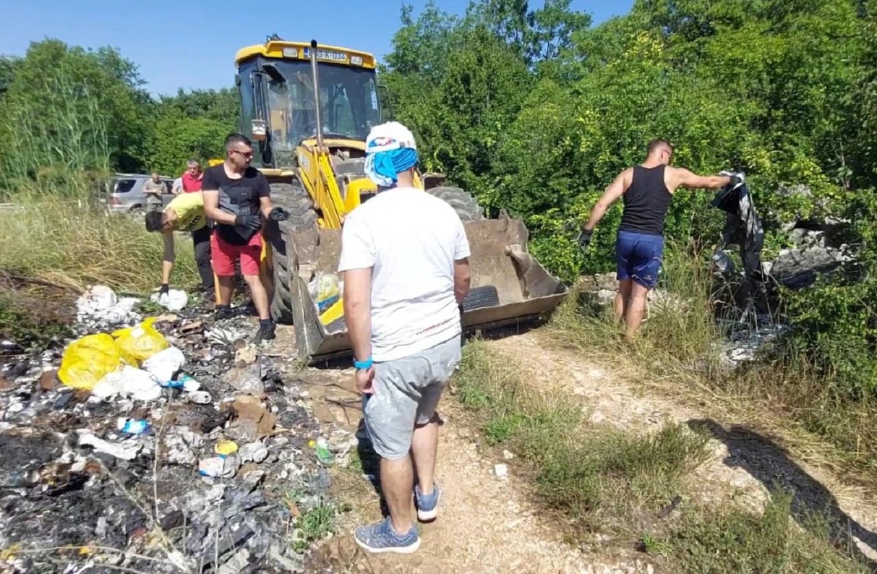 Široki Brijeg: Uklonjeno 9 tona smeća sa Krtina