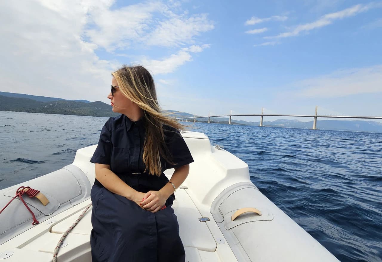 Ivana Prvulović u obilasku federalnih inspektora za sigurnost pomorske i riječne plovidbe