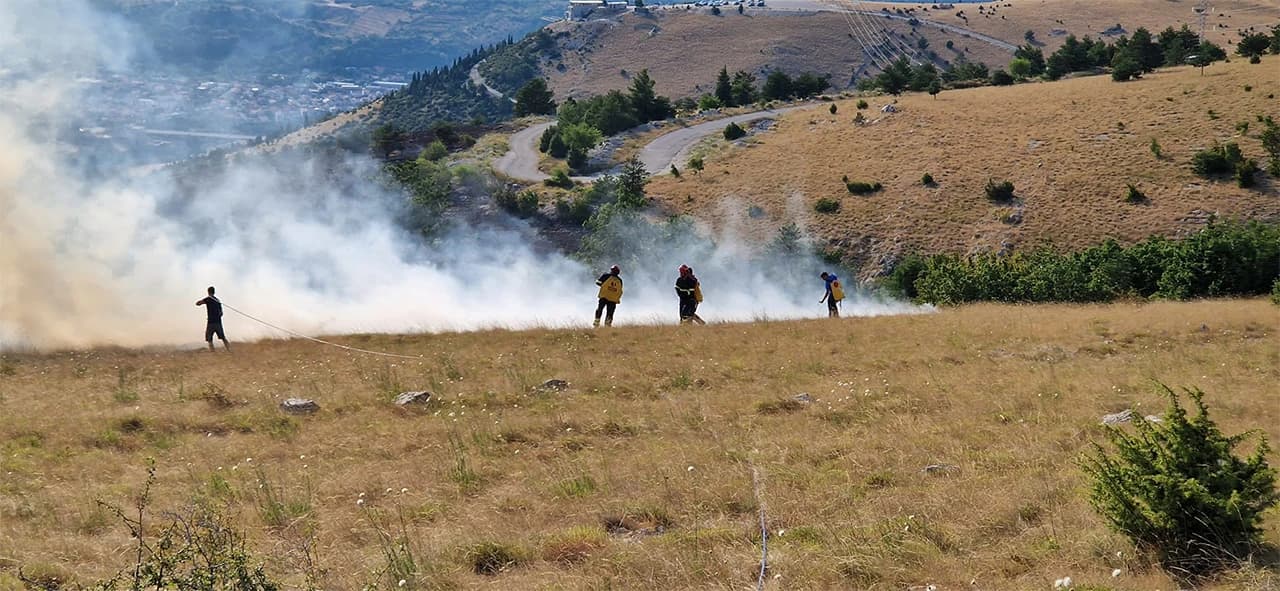 Borba vatrogasaca na Fortici