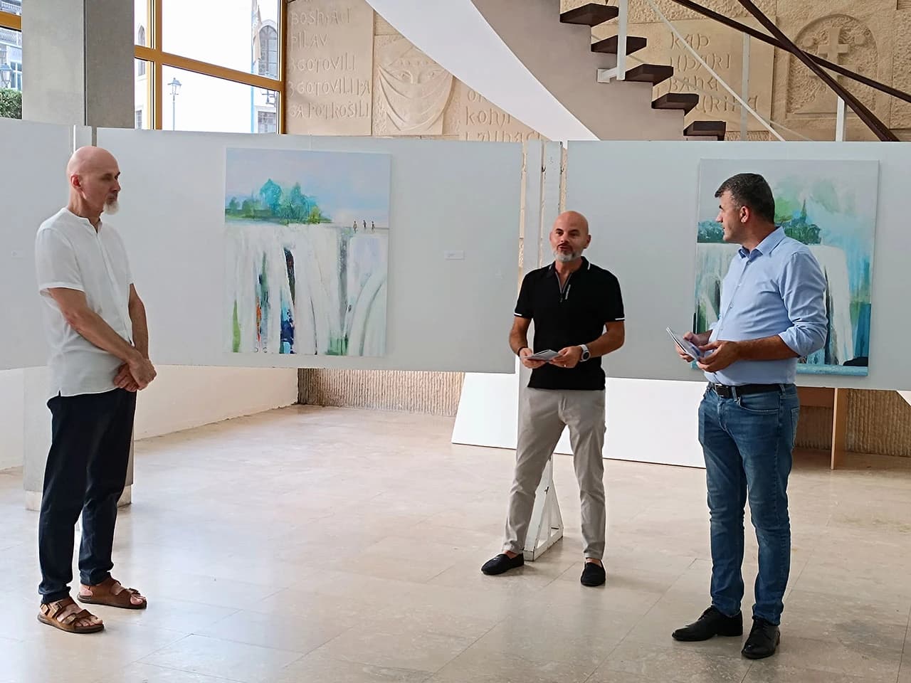  U Jajcu otvorena Izložba mostarskog slikara Darija Pehara