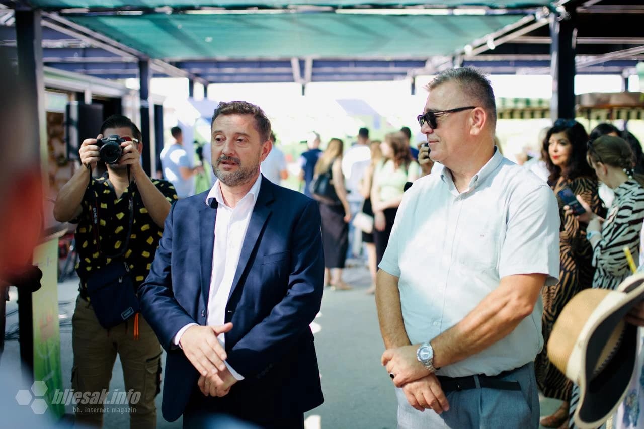 Gradonačelnik Mostara Mario Kordić i predsjedatelj Gradskog vijeća Salem Marić