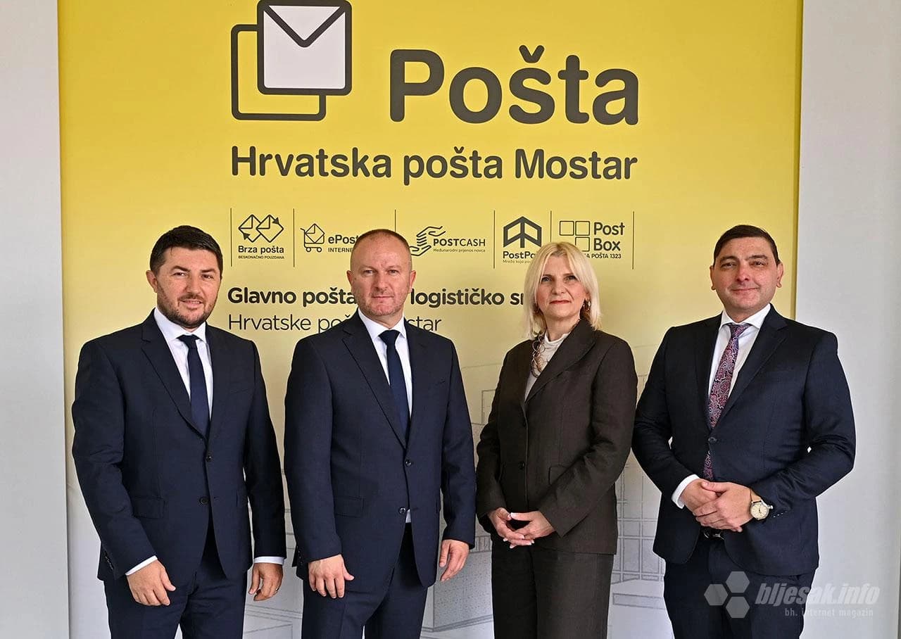 U Mostaru otvoreno Glavno poštansko-logističko središte