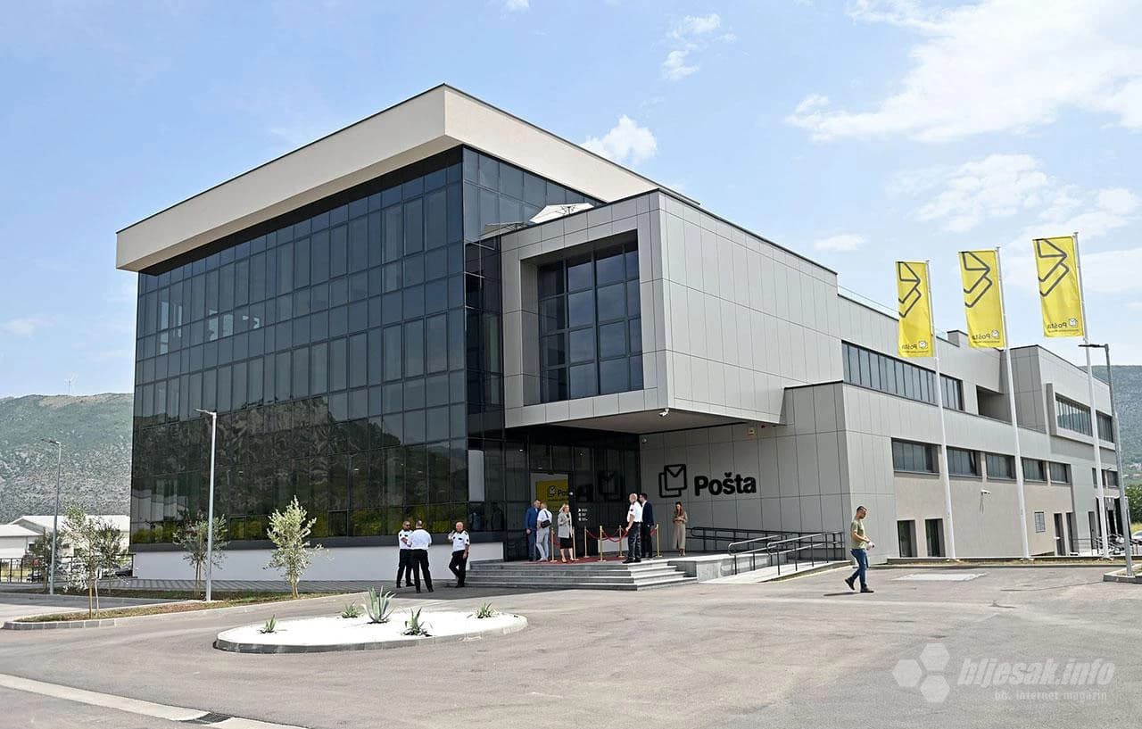 U Mostaru otvoreno Glavno poštansko-logističko središte