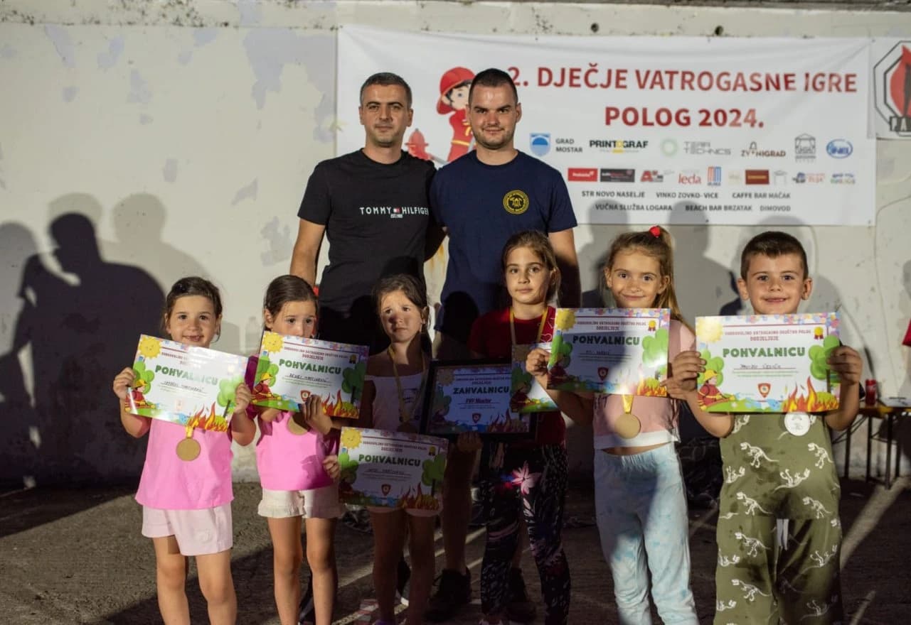 Svi sudionici su na kraju natjecanja dobili medalje i zahvalnice