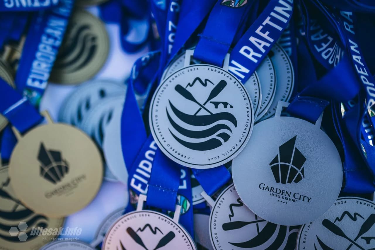 Završeno Europsko rafting prvenstvo Konjic 2024.