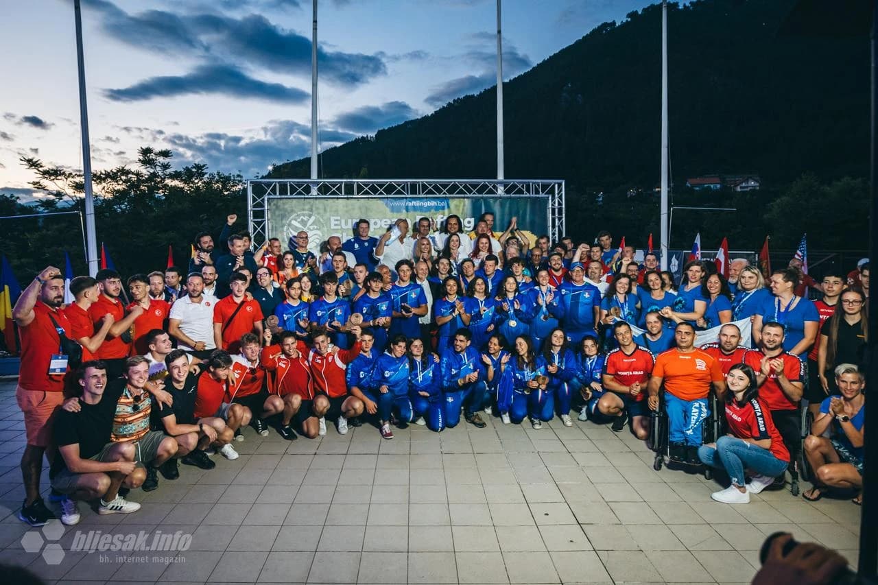Završeno Europsko rafting prvenstvo Konjic 2024.