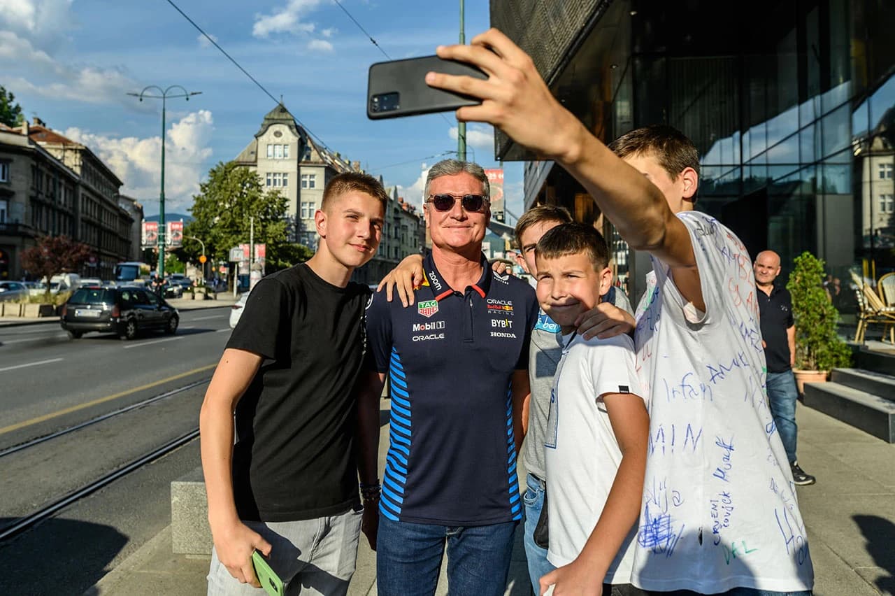 David Coulthard u Sarajevu