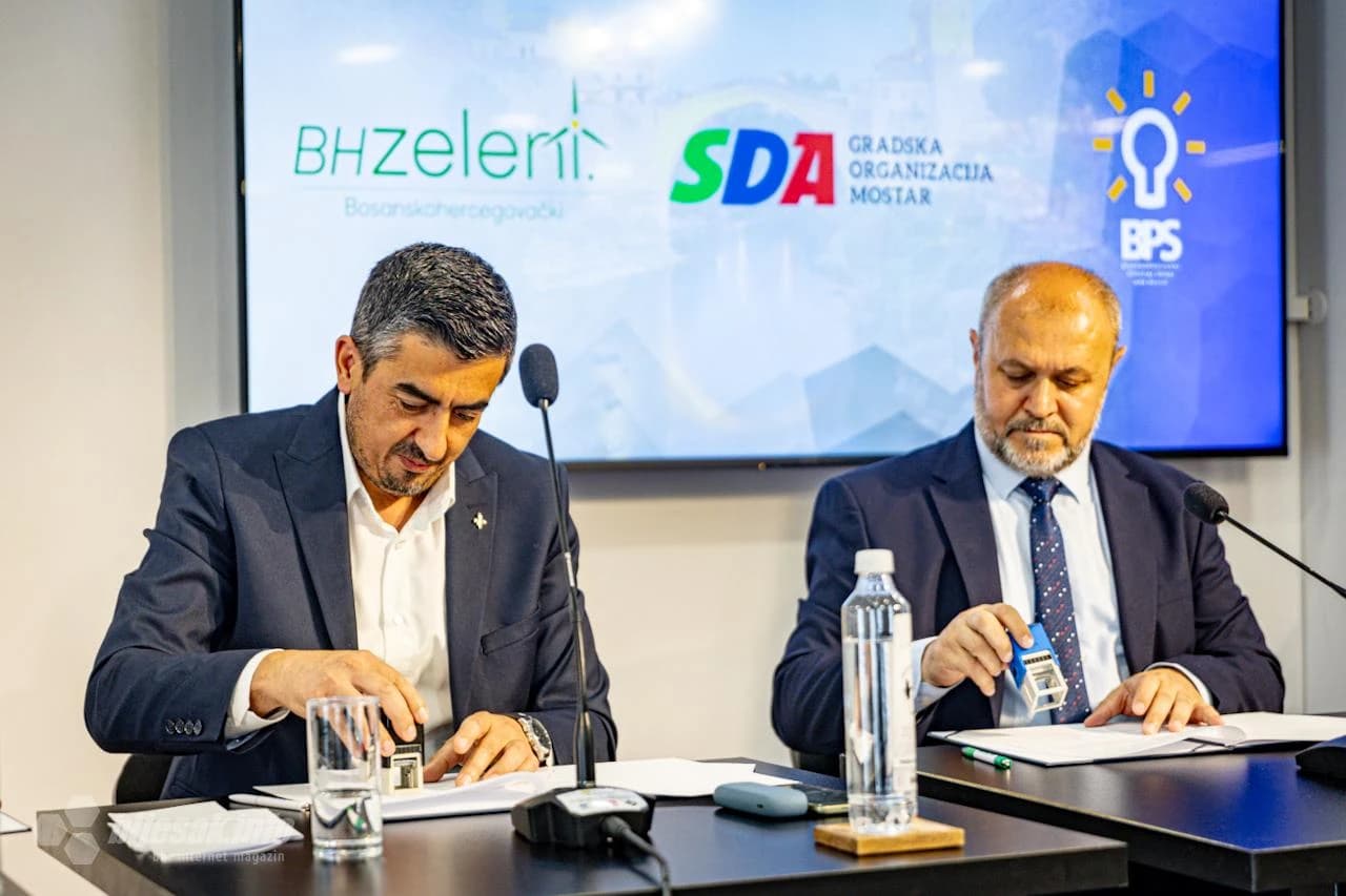 Potpisivanje političke platforme u Mostaru