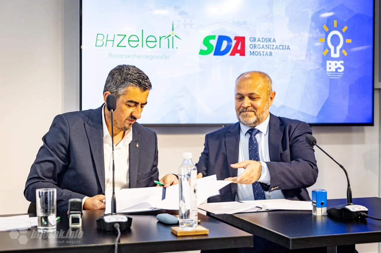Potpisivanje političke platforme u Mostaru