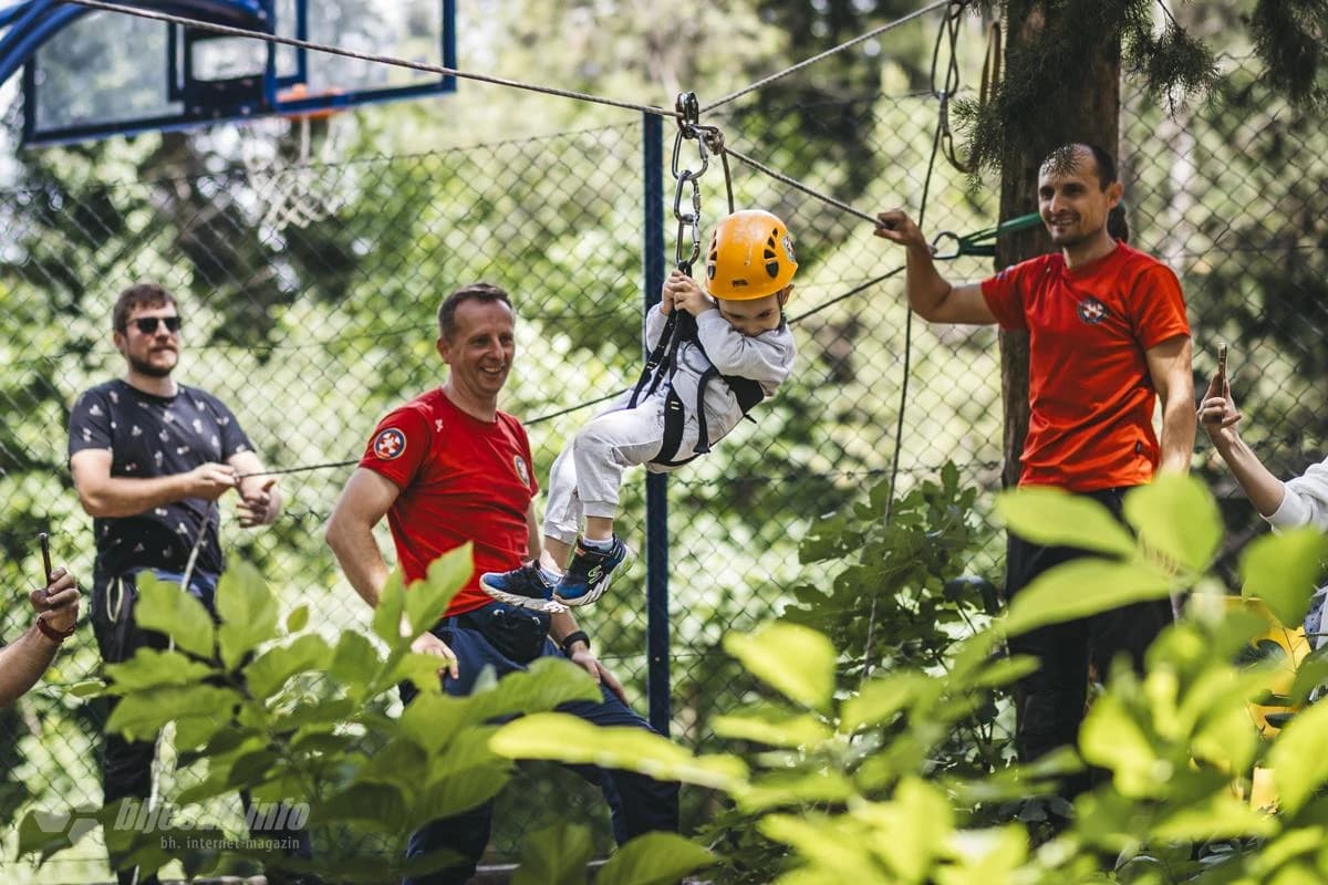 HGSS Mostar je pripremio zip line za najmlađe