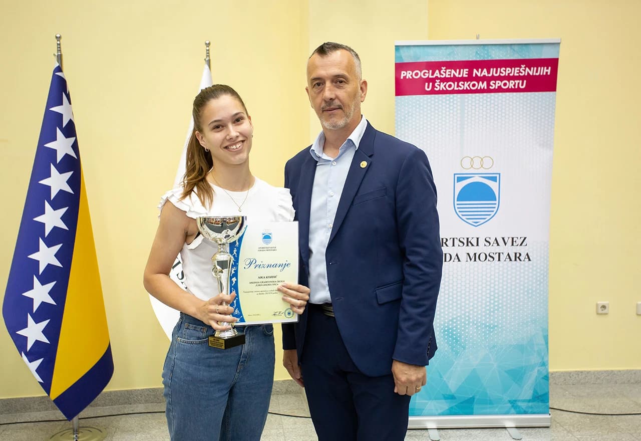 Svečana ceremonija proglašenja najuspješnijih u školskom sportu