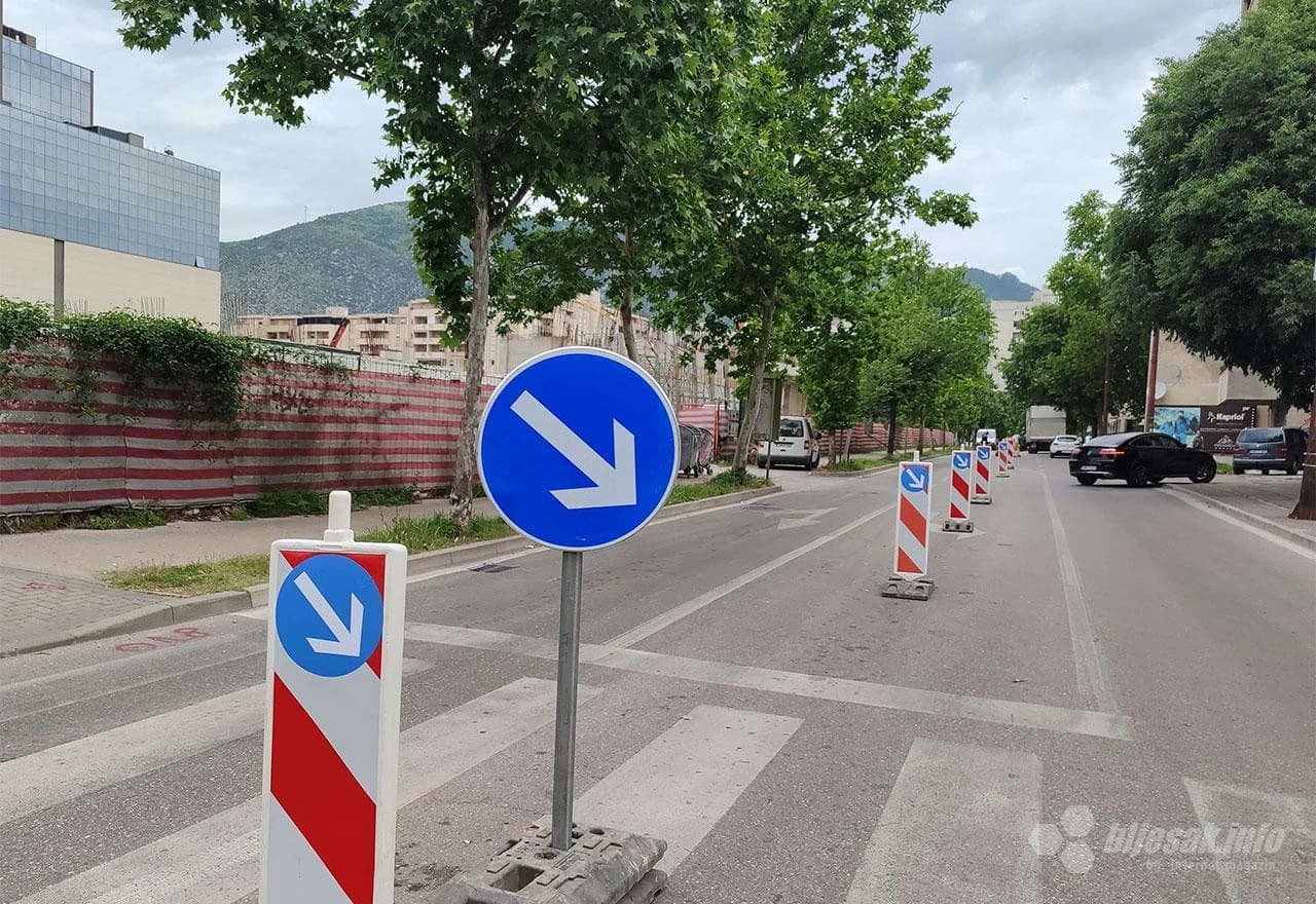 Kolona i nervoza na mostarskom raskrižju