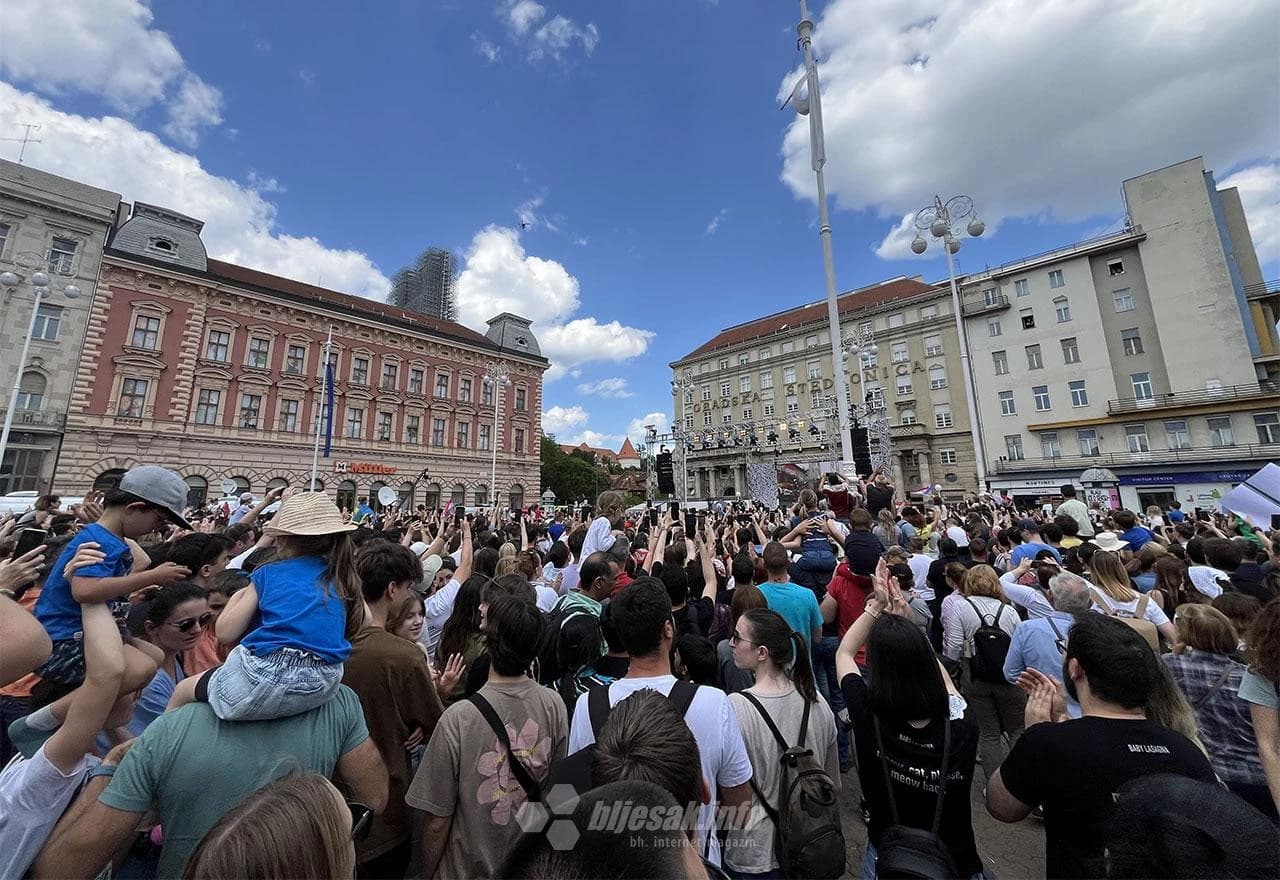 Doček baby Lasagne u Zagrebu