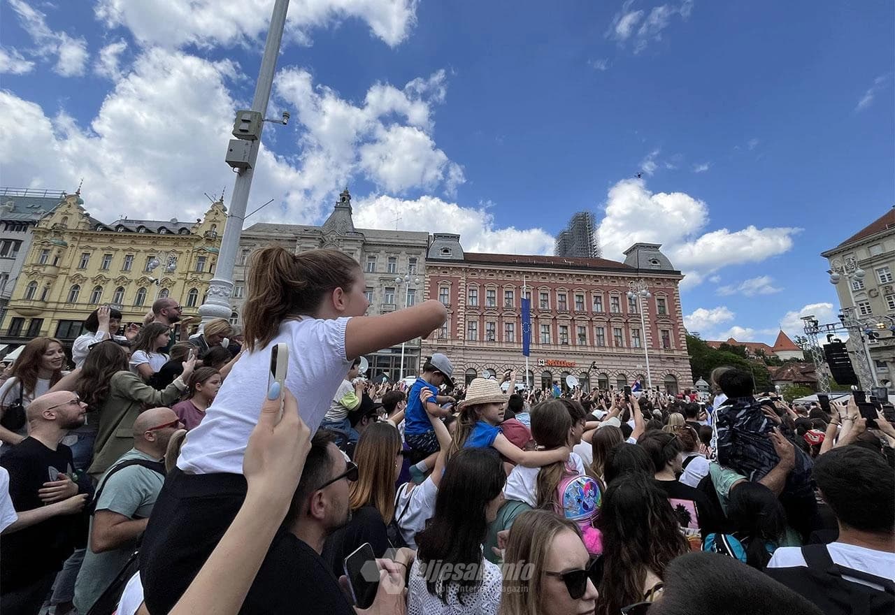 Doček baby Lasagne u Zagrebu