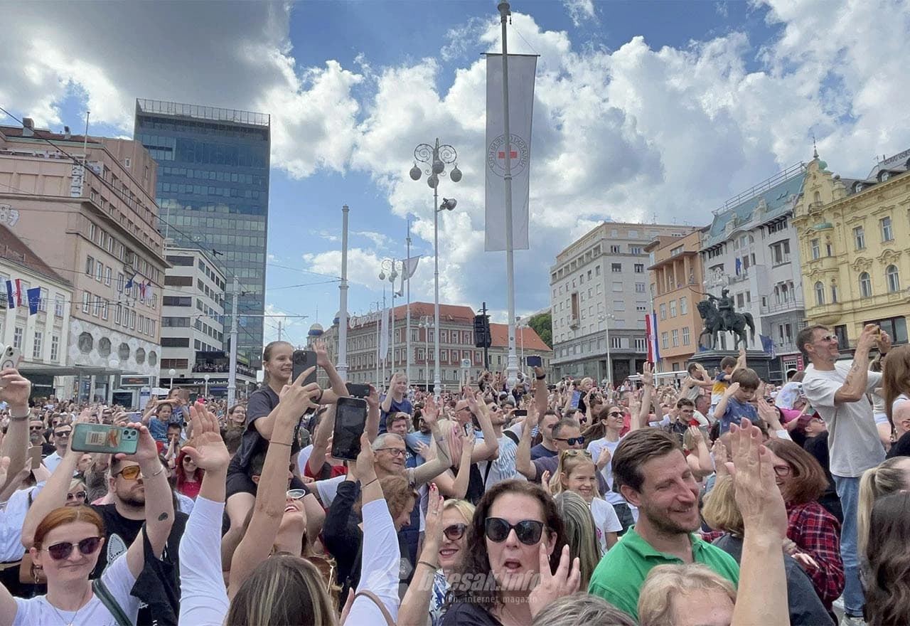 Doček baby Lasagne u Zagrebu