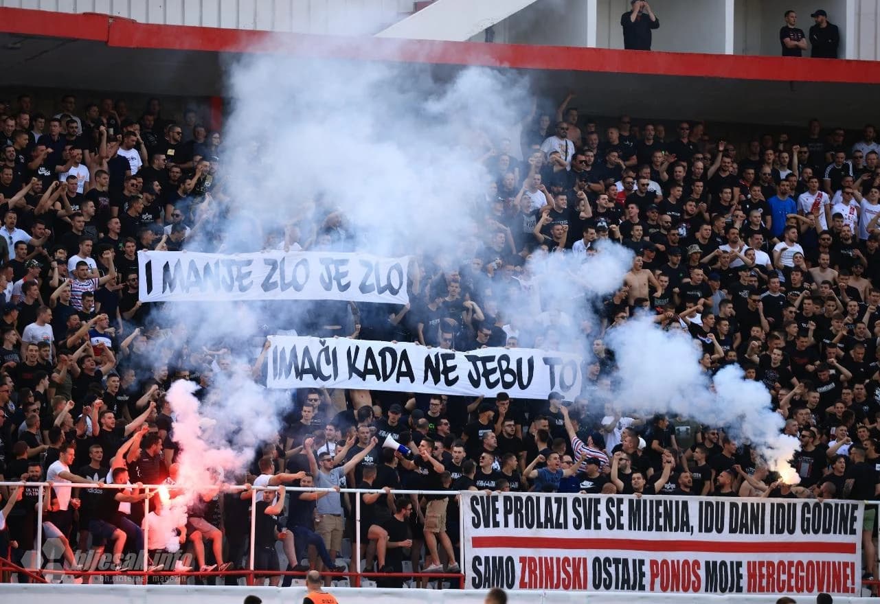 Slavlje navijača Zrinjskog